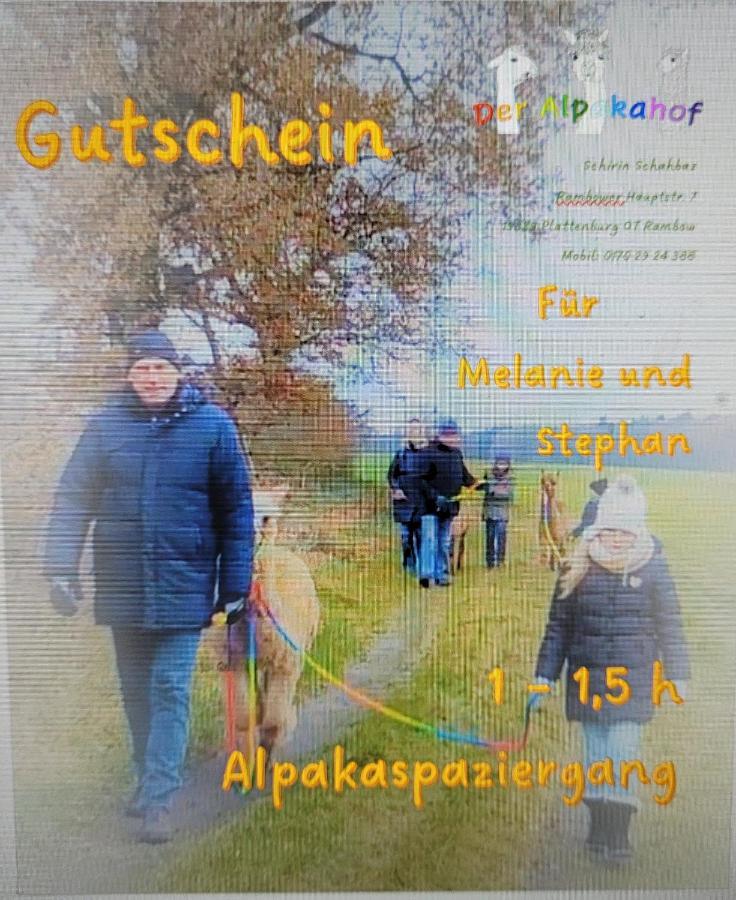 RambowMaerchenhaft Urlauben Auf Dem Alpakahof公寓 外观 照片